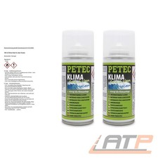 2x PETEC KLIMA FRESH & CLEAN